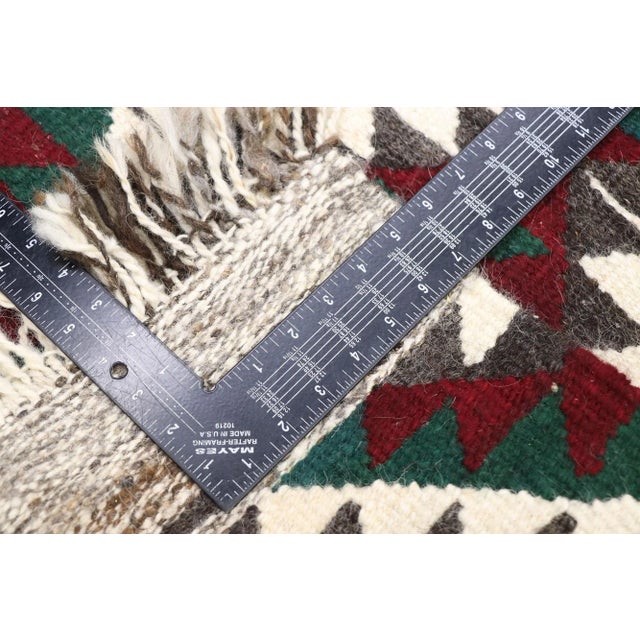 Late 20th Century Vintage Persian Shiraz Kilim Rug - 01'07 X 02'11 For Sale - Image 5 of 9