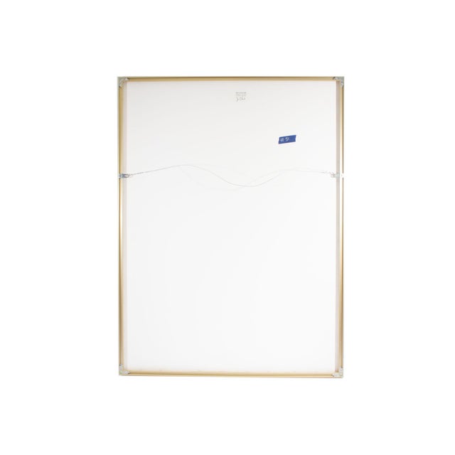 Blue Abstract Mixed Media Painting by James L. Bruch For Sale - Image 8 of 10