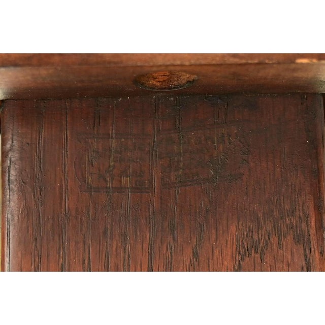 Stickley Antique Mission Oak Arts & Crafts Extension Dining Table, Newly Refinished For Sale - Image 13 of 14