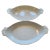 Vintage French Apilco Au Gratin Dishes a Pair For Sale