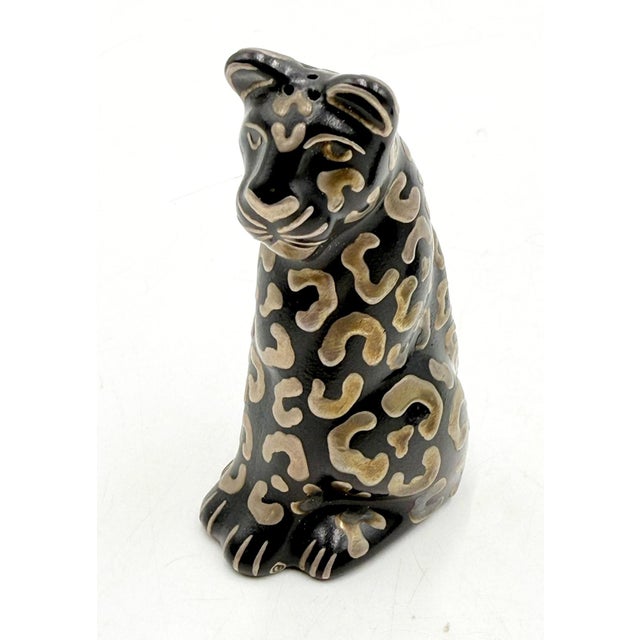 1980s Emilia Castillo Porcelain & Pure Silver Table Sculptures/Salt & Pepper Shakers For Sale - Image 13 of 18