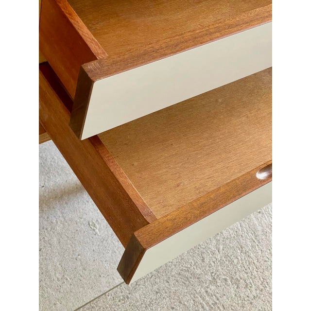 Wood Vintage Sideboard by Joseph André Motte, 1960s For Sale - Image 7 of 14