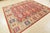 Tribal Kazak Rug 8'2'' X 9'6'' Red Wool Tribal Hand-Knotted Oriental Carpet For Sale - Image 3 of 12