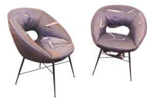 Armchairs from Silvio Cavatorta, 1950s, Set of 2