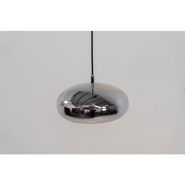 Chrome Pendant Lamp by Richard Carruthers for Ateljé Lyktan For Sale - Image 4 of 11
