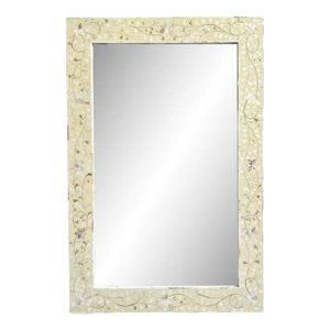 Vintage Mother of Pearl Inlay Mirror