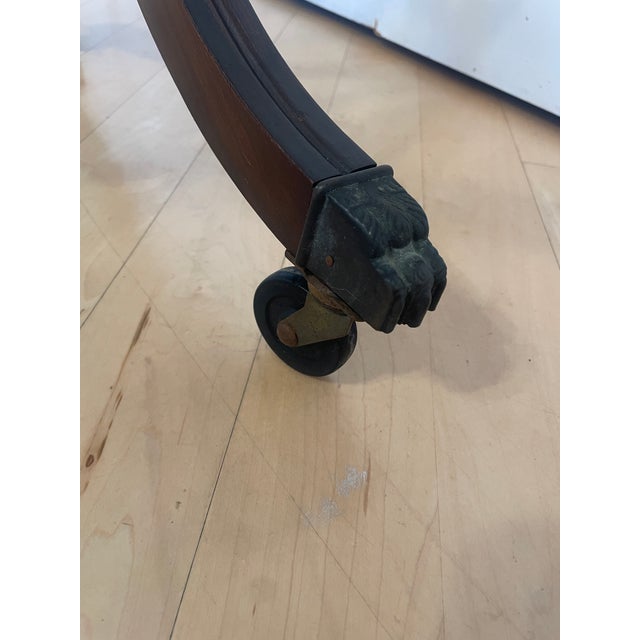 Vintage English Serving Table Bar Cart Luggage Rack For Sale - Image 12 of 12