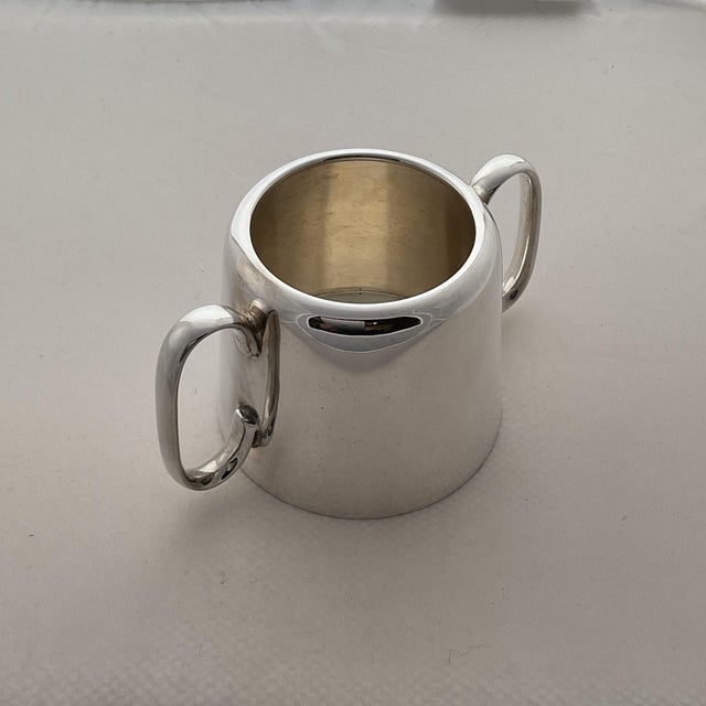 Classical Roman 1980s Quality Silver Plated Sugar Bowl Round, Plain For Sale - Image 3 of 14