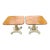 Vintage Henredon Pair of Neo-Classical Walnut & Ivory Accent Tables For Sale