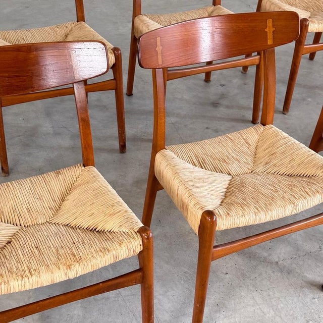 CH23 Dining Chairs by Hans J. Wegner for Carl Hansen, Denmark, 1951, Set of 8 For Sale - Image 15 of 18