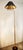 Height-Adjustable and Extendable Floor Lamp with Gold Lampshade For Sale - Image 17 of 18
