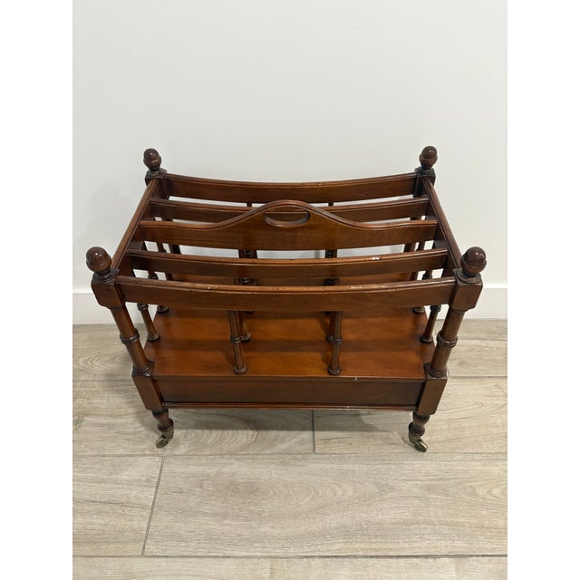 This extra large super top quality - Italian made traditional magazine rack. Is the best of the best Found in miami ,...