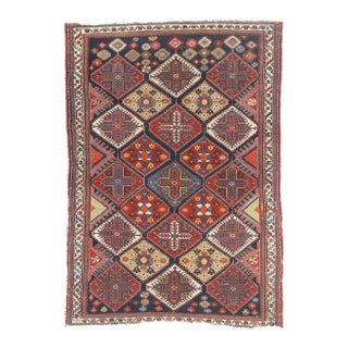 Late 19th Century Persian Bakhtiari Rug, 04'06 X 06'03 For Sale