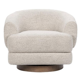 Sydney Upholstered Swivel Chair For Sale