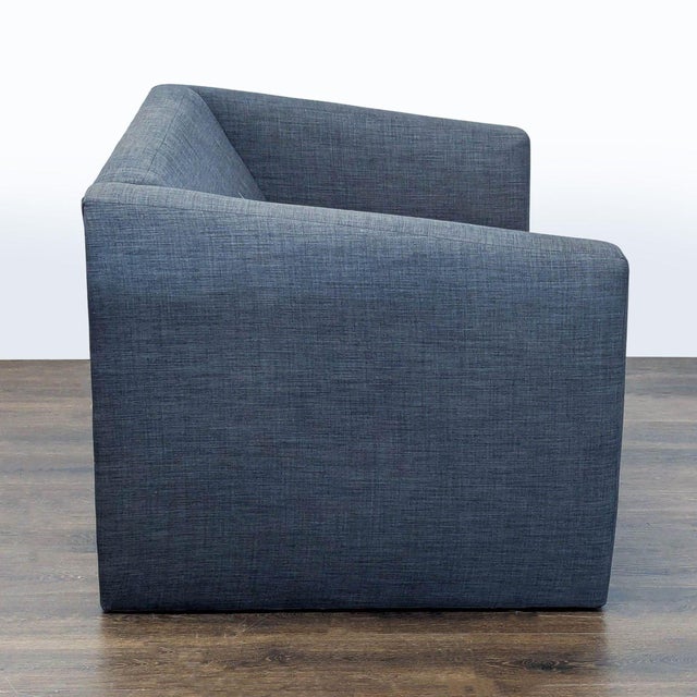 CB2 Cb2 Modern Twin Sleeper Sofa in Dark Gray Fabric For Sale - Image 4 of 8