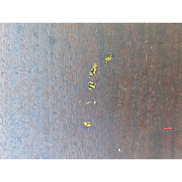 Late 20th Century Federal Revival Lexington Mahogany Console Table For Sale - Image 13 of 13