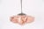 Pink Italian Ceiling Lamp with Marble Glass Shade, 1930s For Sale - Image 8 of 8