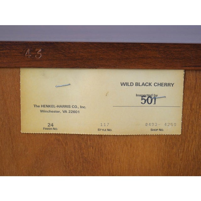 Pair of Henkel Harris Cherry Nightstands For Sale - Image 18 of 18