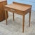 1950s Raymond Loewy for Mengel MCM Petite Oak Desk Vanity Console Table For Sale - Image 15 of 15