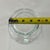 Transparent Hand Blown Seeded Glass Hurricane Vase Swirl Ribbon Detail Clear 9" For Sale - Image 8 of 11