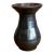 Vintage Original Studio Pottery Striped Rim Vase For Sale