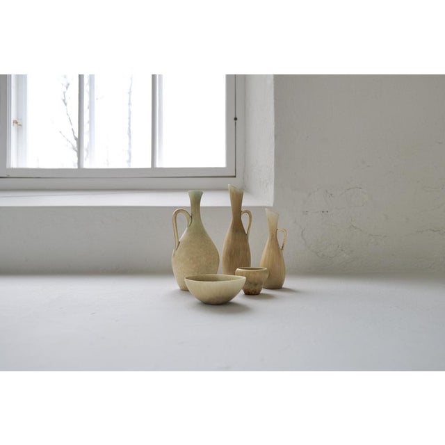 Brown Mid-Century Modern Vessels attributed to Carl-Harry Stålhane for Rörstrand, Sweden, 1950s, Set of 5 For Sale - Image 8 of 13
