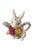 Ceramic Vintage Royal Doulton for Royal Albert Old Country Roses Bunny Teapot – Fine Bone China Rabbit Teapot For Sale - Image 7 of 13