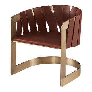 Modern Milling Road Baker Furniture Kara Mann Sling Chair For Sale