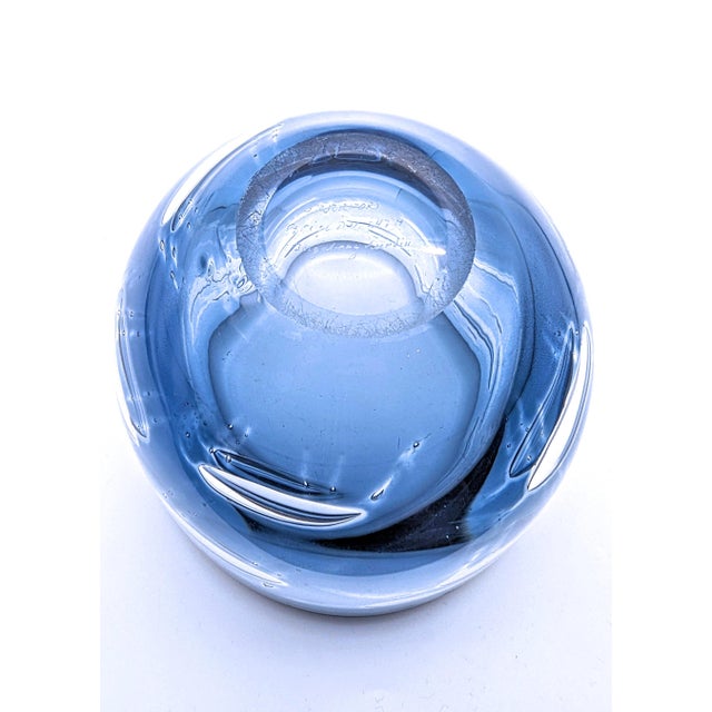 Orrefors Mid-Century Modern Swedish Ariel Art Glass Vase by Ingeborg Lundin for Orrefors, 1959 For Sale - Image 4 of 5
