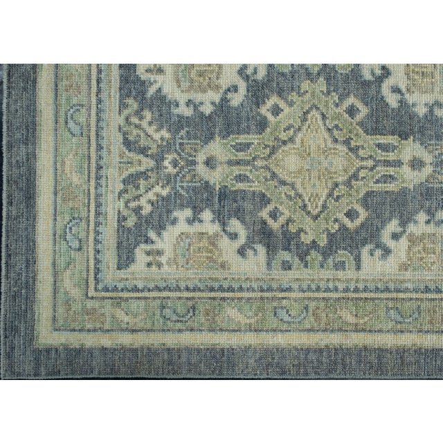 Turkish Oushak Rug 4'11" x 7'1" #17328 For Sale - Image 4 of 8