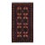 1950s Vintage Baluch Runner Rug in Burgundy With Geometric Patterns, From Rug & Kilim For Sale