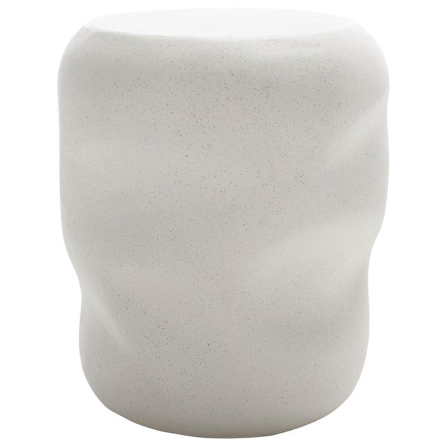 Plastic Carrick Accent Table in White For Sale - Image 7 of 7