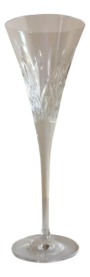 One Waterford Crystal Champagne Glass by Fred Curtis