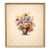 Mary Black Mid-Century Modern Spring Floral Still Life Print in Original Gold Frame – 10.5” Square For Sale