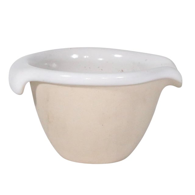 Mid 20th Century Mid 20th Century Bennington Pottery Batter Mixing Bowl Att. To David Gil For Sale - Image 5 of 9