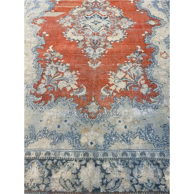 1960s Old Persian Mahal Area Rug 9x13 For Sale In Dallas - Image 6 of 12