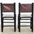 English, late 19th century set of eight (8) armless dining chairs with bobbin-turned frames in ebonized finish and dark...