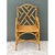 Wood Vintage Chinese Chippendale Rattan Chair For Sale - Image 7 of 12