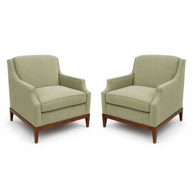Mid Century Lounge Chairs - Pair For Sale - Image 4 of 4