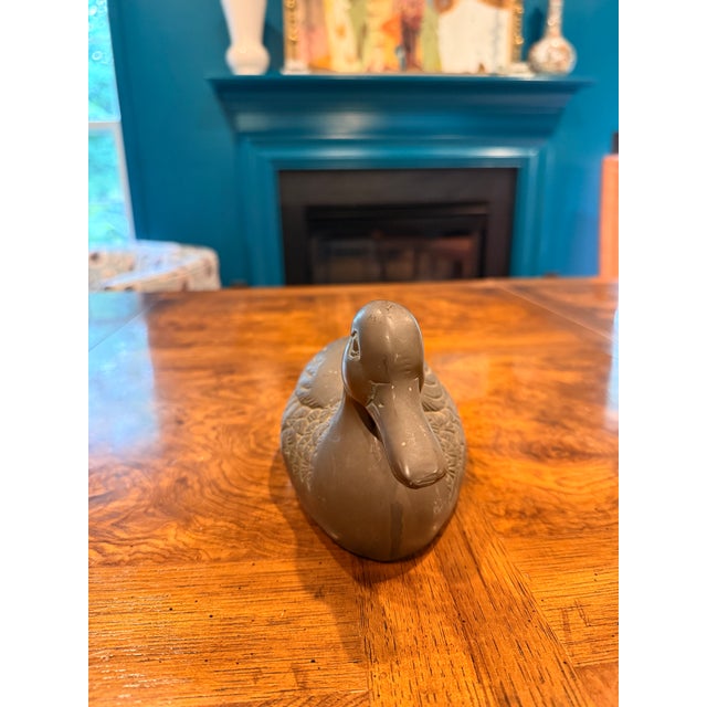 Mid-Century Modern Vintage Brass Duck For Sale - Image 3 of 8
