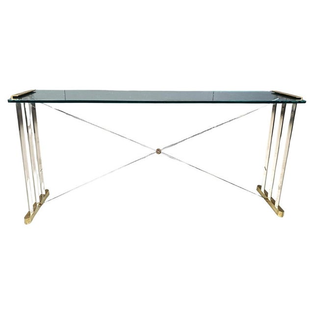 Console Table by Peter Ghyczy, 1970s For Sale - Image 12 of 12