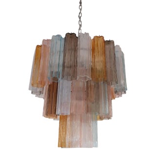 Contemporany Sputnik Murano Glass "Tronchi" Chandelier For Sale