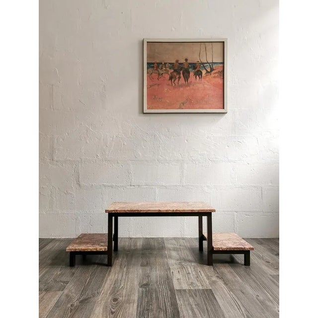 Mid-Century 3-Level Flower Bench with Marble Tops, 1960 For Sale - Image 13 of 13