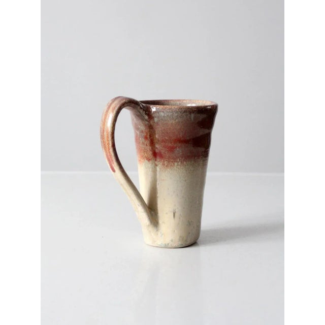Late 20th Century Vintage Studio Pottery Mug For Sale - Image 5 of 13