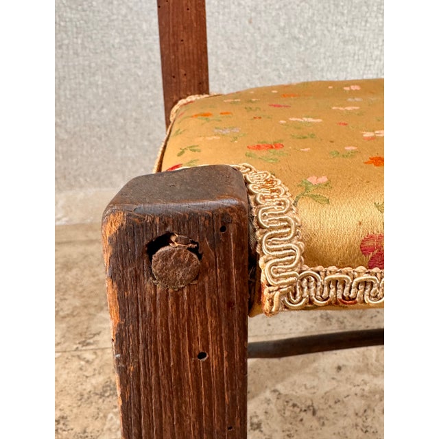 Someone made these with love for their children. This one-of-a-kind pair of handmade children's chairs beautifully...