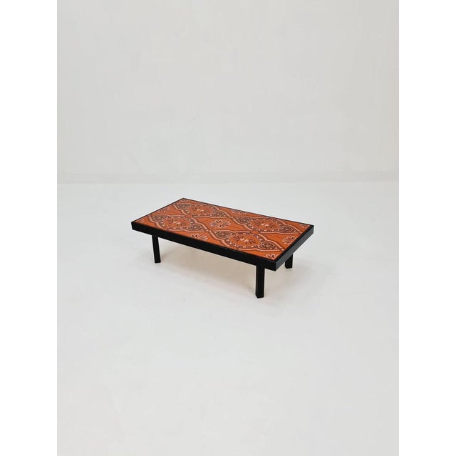 Mid century Ceramic bench West Germany 1970s Made in Germany in the 70s Dimensions: : 43 D x 83 W x 23 H cm It is in great...