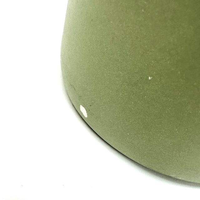 Turquoise & Olive Artisanal Chunky Pottery Vessel Curation - Group of 6 For Sale - Image 16 of 16