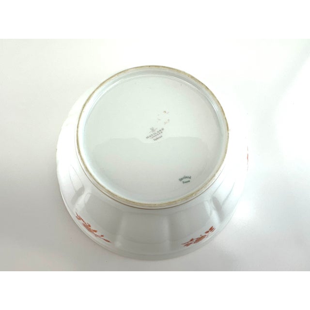 1960s Haviland Limoges “Tehran” Porcelain Serving Bowl For Sale - Image 11 of 12