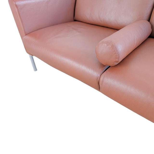 Two-Seater Jason Sofa in Leather by Walter Knoll For Sale - Image 9 of 11