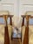 Ib Kofod-Larsen 1950s Bert England for Kofod-Larsen Sculpted Dining in in Chairs in Lee Jofa Velvet - Set of 4 For Sale - Image 4 of 12
